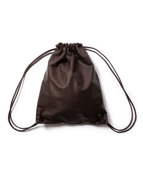 MR.OLIVE E.O.I /WATER PROOF LIGHT LEATHER / KNAPSACK ミスターオリーブ イーオーアイ/ウォータープルーフウォッシャブルレザー/ナップサック